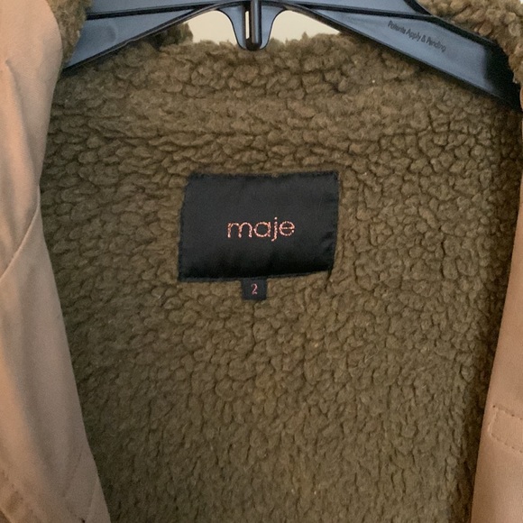 Maje cotton twill coat - Picture 3 of 9